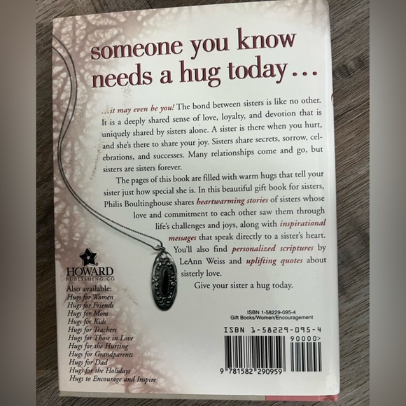 New Hugs for sisters book - Picture 1 of 4